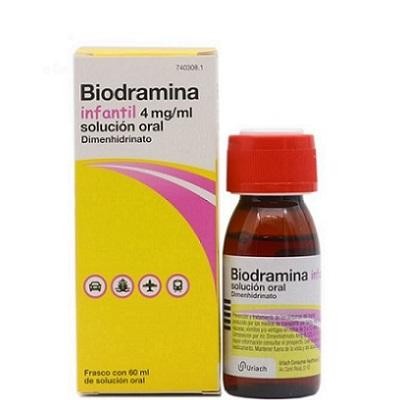 Biodramina infantil 4 mg/mL solución oral 60 mL
