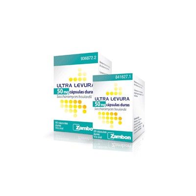 Ultra levura 50 mg cápsulas duras