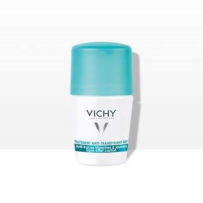 Desodorante anti-transpirante roll on anti manchas blancas y amarillas 48 horas Vichy