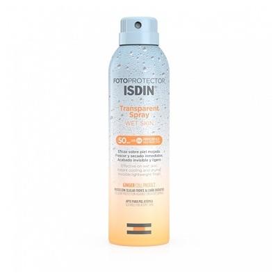 Fotoprotector ISDIN Transparent Spray Wet Skin SPF50+ 250 mL