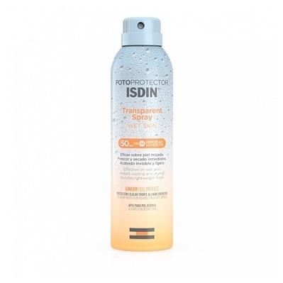 Fotoprotector ISDIN Transparent Spray Wet Skin SPF50+ 250 mL