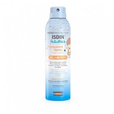 Fotoprotector Isdin Pediatrics Transparent Spray Wet Skin SPF50+ 250 mL