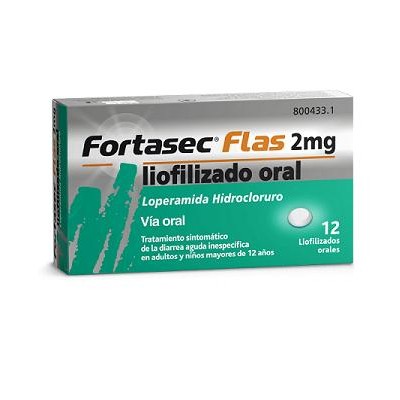 Fortasec Flas 2 mg liofilizado oral 12 unidades