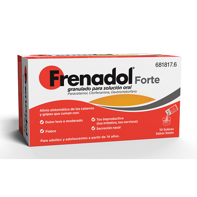 Frenadol Forte granulado para solución oral 10 sobres