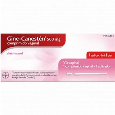 Gine-Canestén 500 mg 1 comprimido vaginal