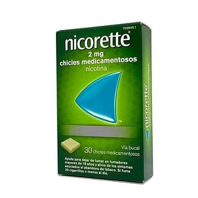 Nicorette 2 mg chicles