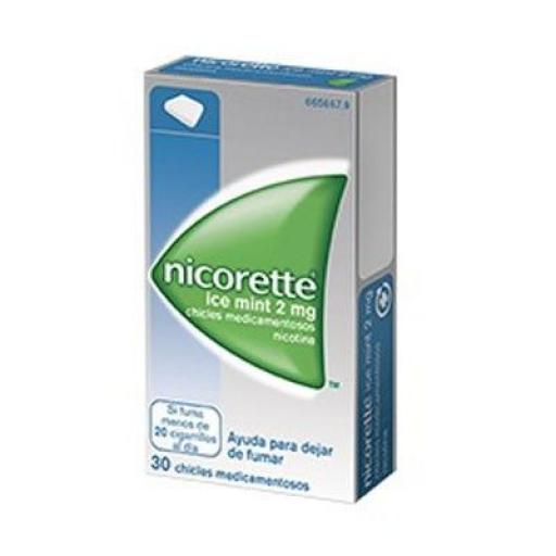 Nicorette Ice Mint 2 mg 30 chicles [0]