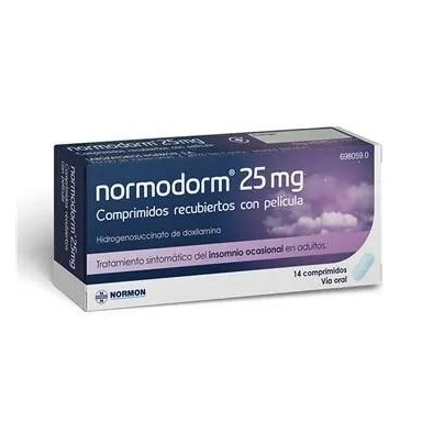 Normodorm 25 mg 14 comprimidos