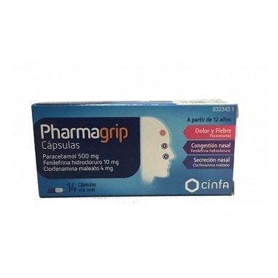 Pharmagrip 14 cápsulas duras