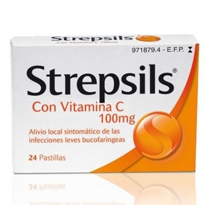 Strepsils con vitamina C 24 pastillas para chupar