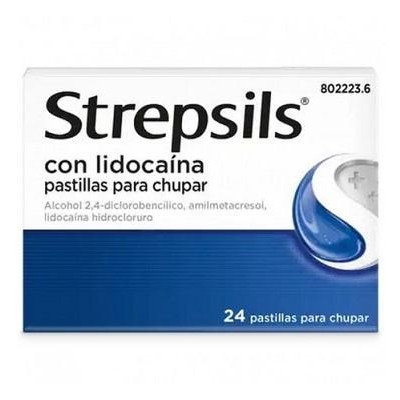 Strepsils con lidocaína 24 pastillas para chupar