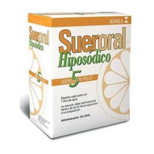 Sueroral hiposódico polvo para solución oral 5 sobres [0]