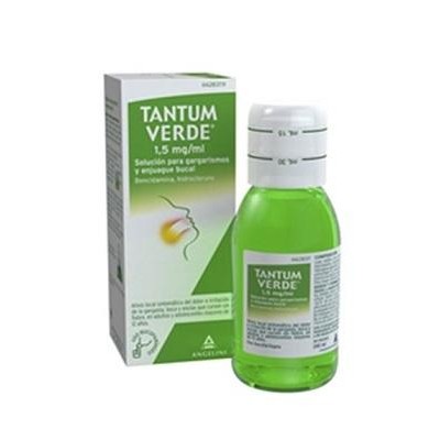 Tantum Verde so 1,5 mg/mL solución para enjuague bucal y gargarismos 240 mL