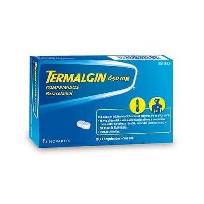 Termalgin 650 mg 20 comprimidos