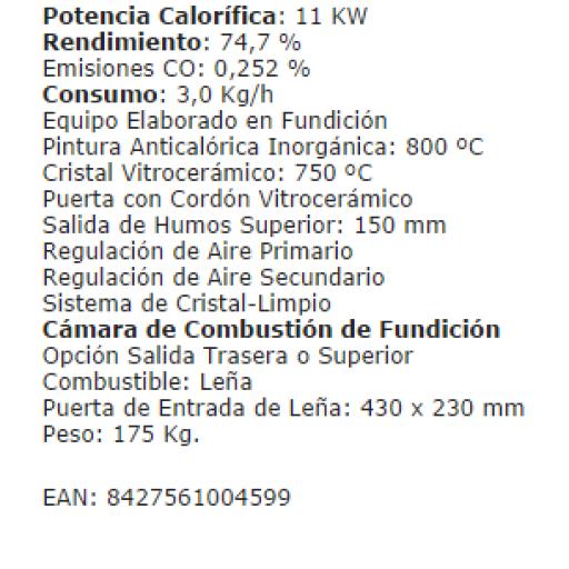 ESTUFA FUNDICION MODELO  LAGUNA [2]