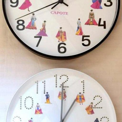 Reloj analógico mural 25cm Posturas [0]