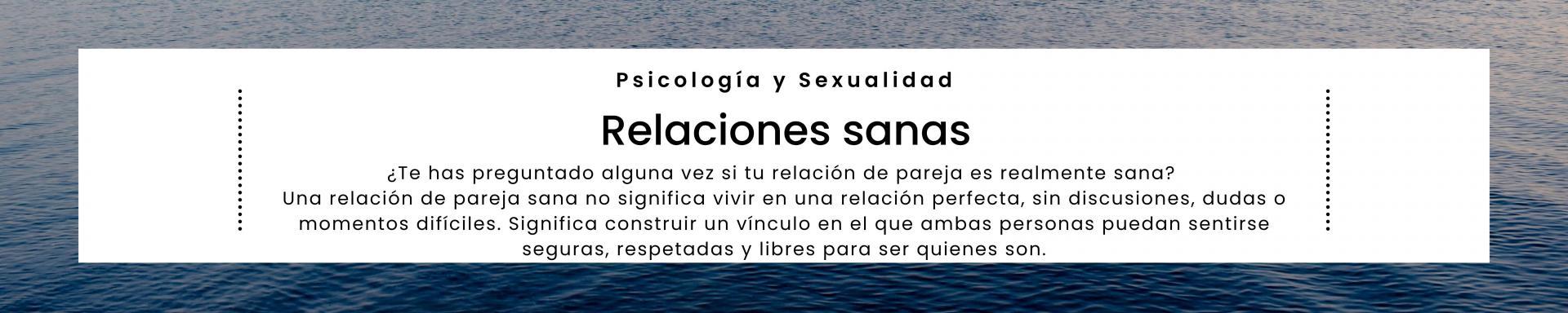 Relaciones sanas