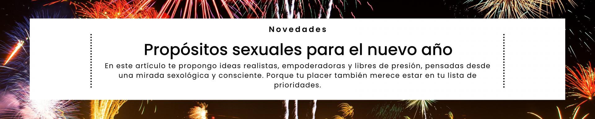 Propósitos sexuales para el nuevo año