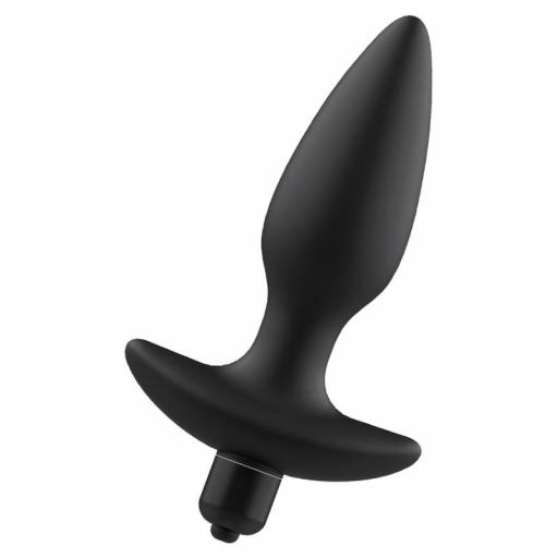 Plug anal con vibración negro [1]