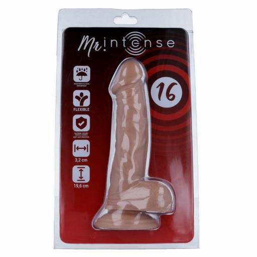 Dildo realista con ventosa 19,6 cm [3]