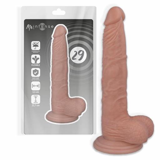 Dildo realista con ventosa 22,7 cm [2]