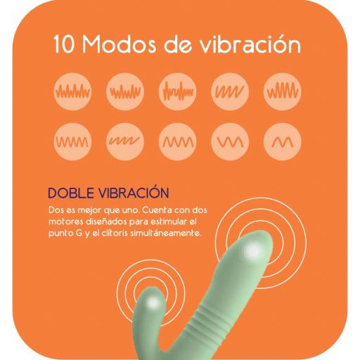 Vibrador doble con percutor Afrodita [1]