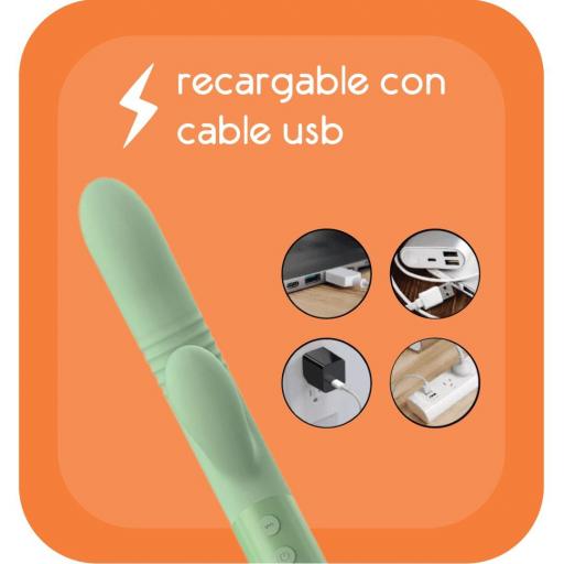 Vibrador doble con percutor Afrodita [3]