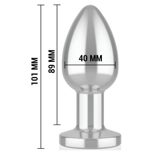 Plug anal con vibración de metal [3]