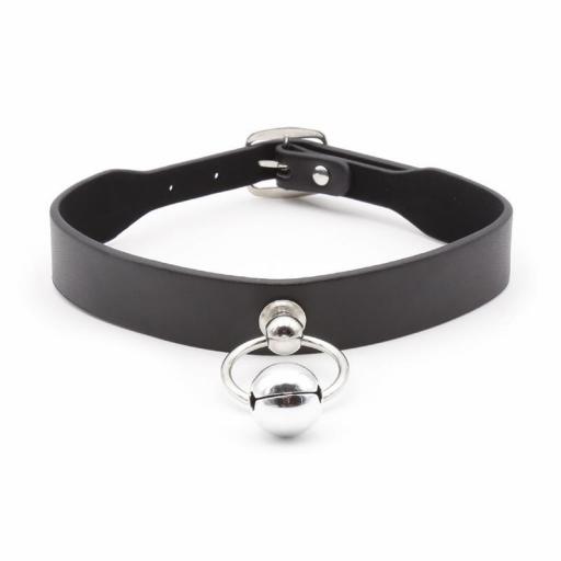 Collar con cascabel y argolla
