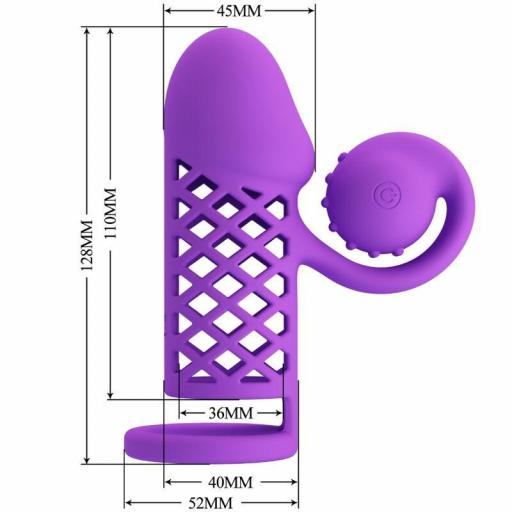 Funda de pene con vibración Harden [2]