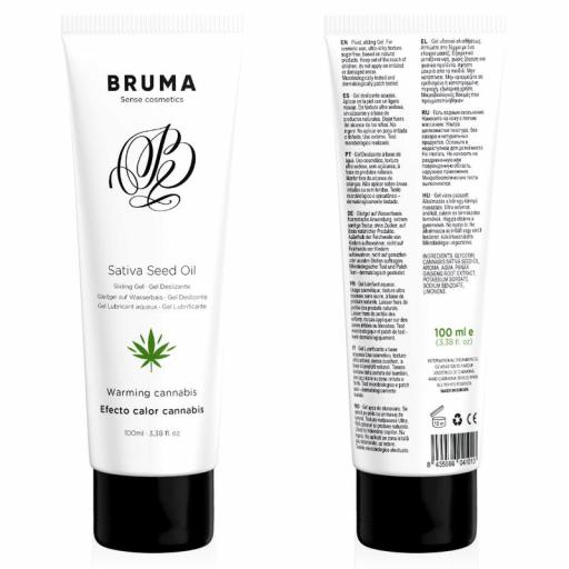 Lubricante efecto calor y sabor cannabis Bruma [3]