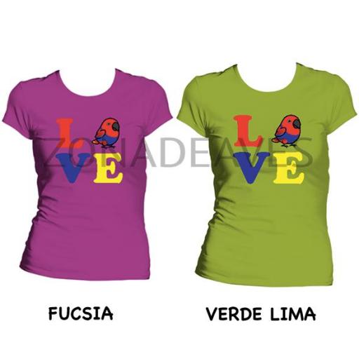 Camiseta LOVE ECLECTUS H Mujer [1]