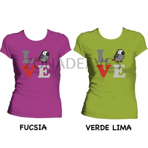 Camiseta LOVE YACO Mujer [1]