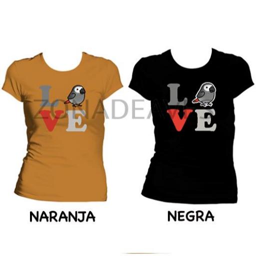 Camiseta LOVE YACO Mujer [3]