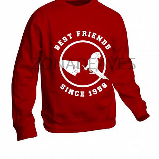 Sudadera BEST FRIENDS Guacamayo [1]