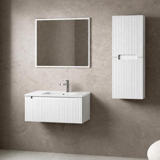 Mueble de baño encastrado Lineal 1 cajon suspendido de Batoni