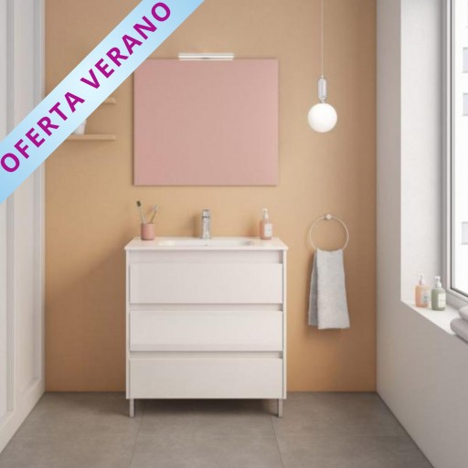 Mueble de baño Sansa con patas 3 cajones promocion de Royo