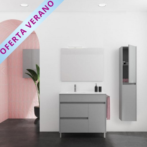 Mueble de baño Band con patas 2 cajones y 1 puerta promocion de Royo [0]