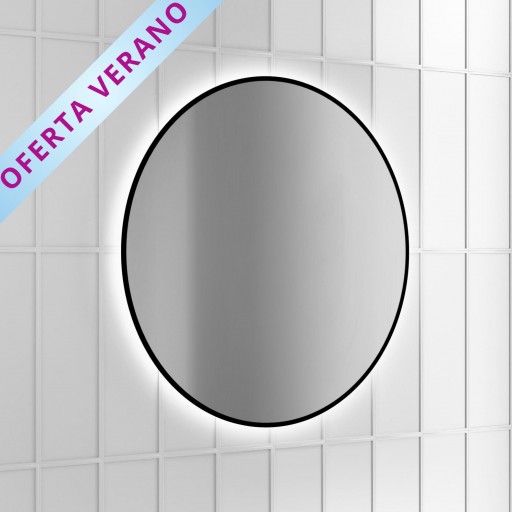 Espejo de baño Halo retroiluminado redondo promo de Royo