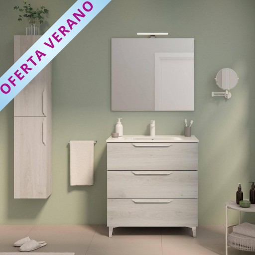 Mueble de baño Urban con patas 3 cajones promocion de Royo