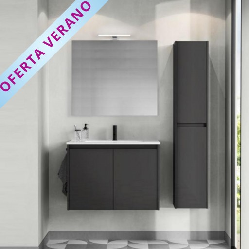 Mueble de baño Sansa suspendido 2 puertas promocion de Royo
