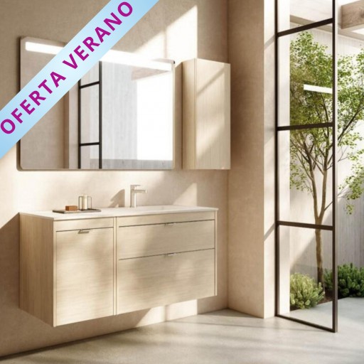 Mueble de baño Logika suspendido 2 cajones + 1 cajon ropero de Royo en diferentes acabados