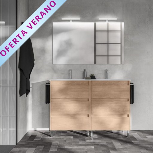 Mueble de baño Sansa con patas 6 cajones promocion de Royo