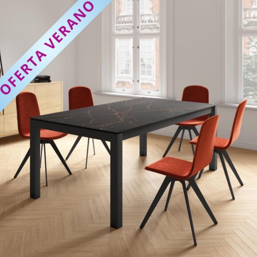 Mesa Kerala fija rectangular de Cancio
