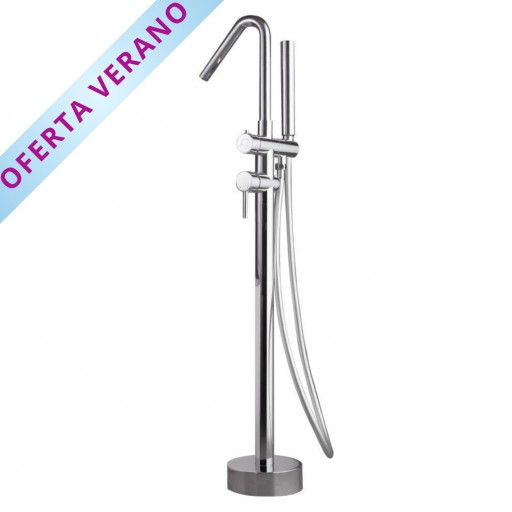 Grifo pie bañera Corcega cromo de Imex