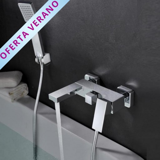 Grifo baño-ducha monomando Valencia cromo de Imex