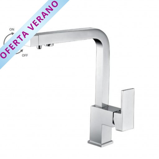 Grifo de cocina monomando con osmosis Capri cromo de Imex