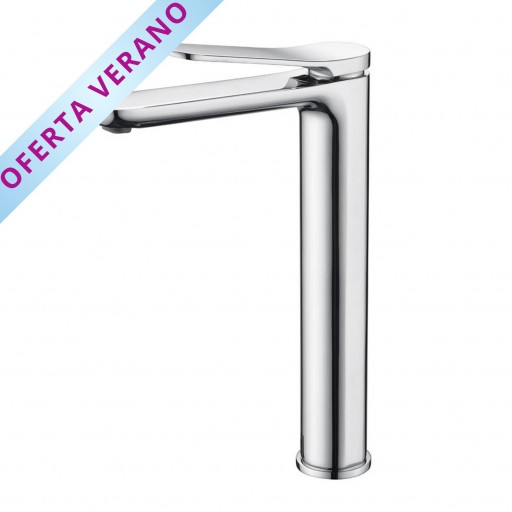 Grifo de lavabo alto monomando Dinamarca cromo de Imex