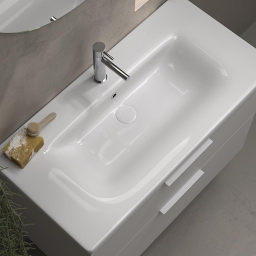 Mueble de baño Elena 2 cajones suspendido de Avila Dos con lavabo Two [2]