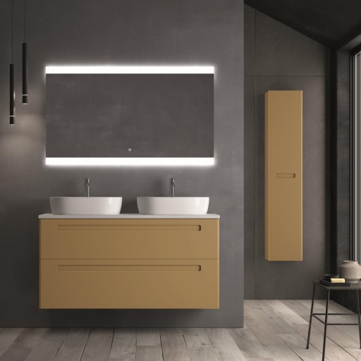 Mueble de baño Paris suspendido 4 cajones sobre encimera promo de Avila Dos